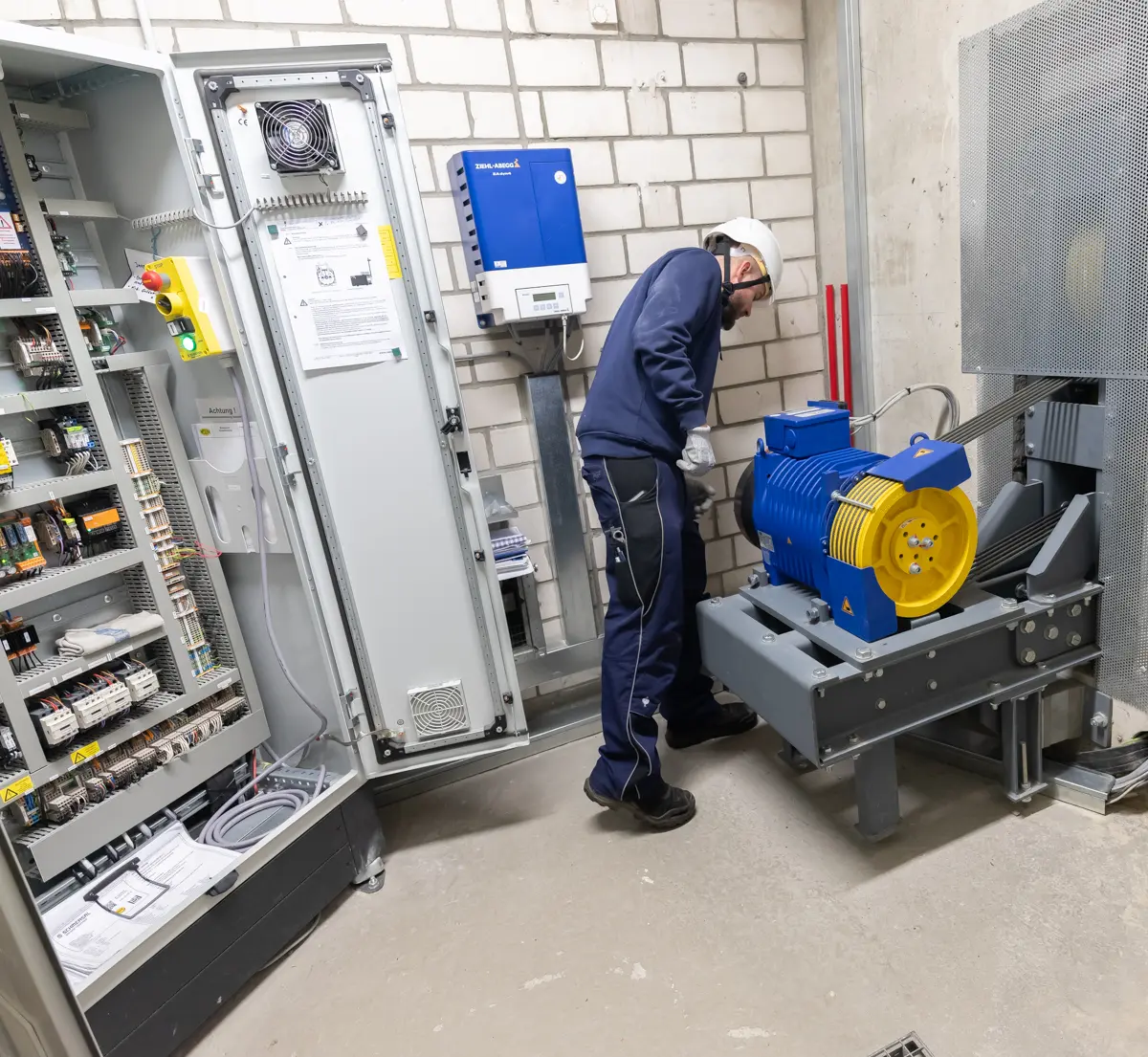 Asansör bakım ve teknik servis çalışması